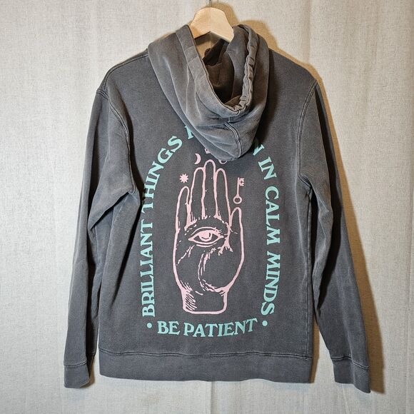 Pacsun Third Eye Woke Fall Skate Regular Cotton Hoodie Large ? Mantra Calm Cozy - Picture 5 of 9